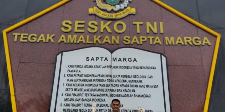 Ajudan Presiden RI Jenderal TNI Prabowo Subianto Raih Prestasi Gemilang Pada Sesko TNI